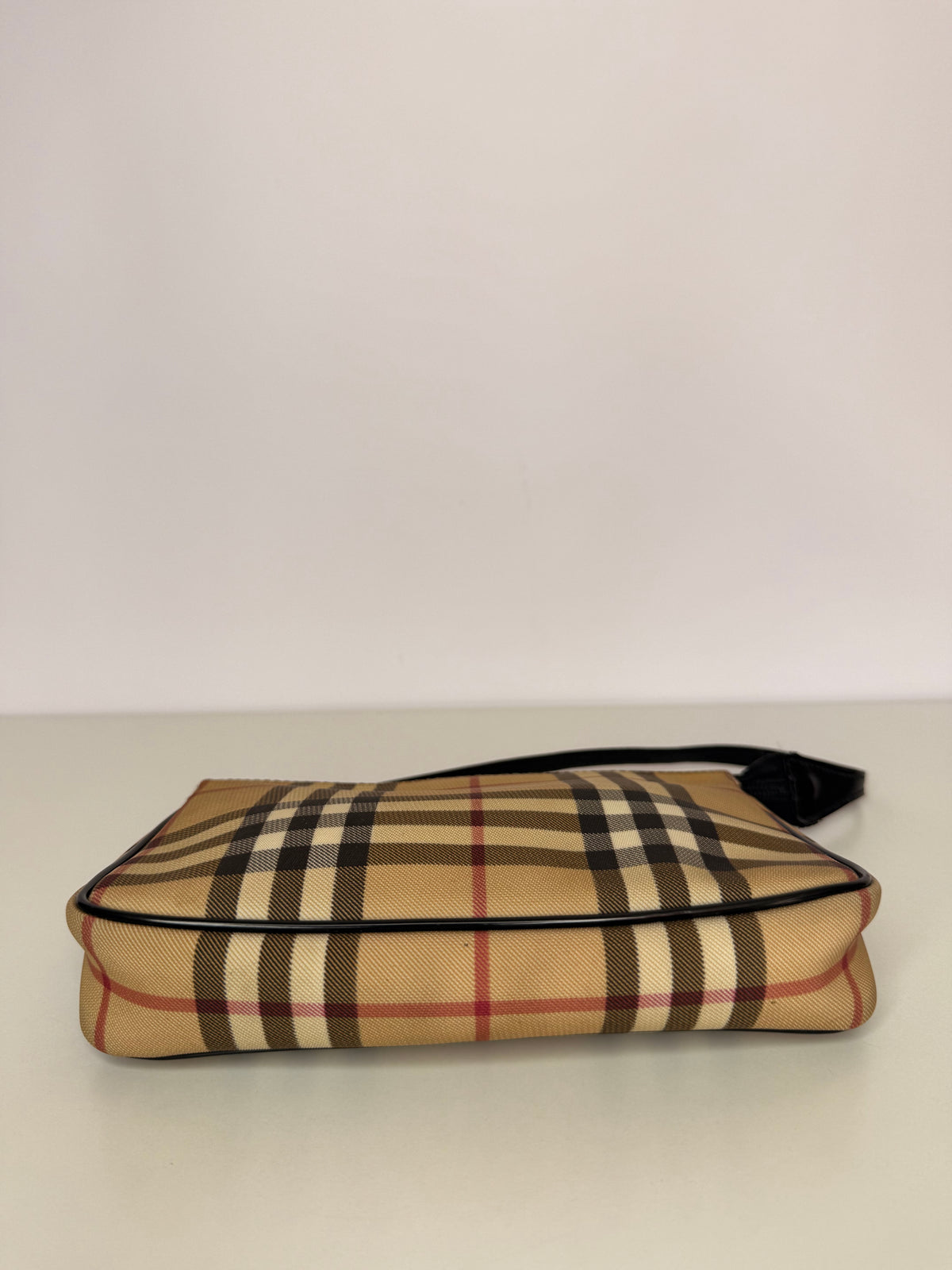 Burberry Beige House Check PVC Pochette