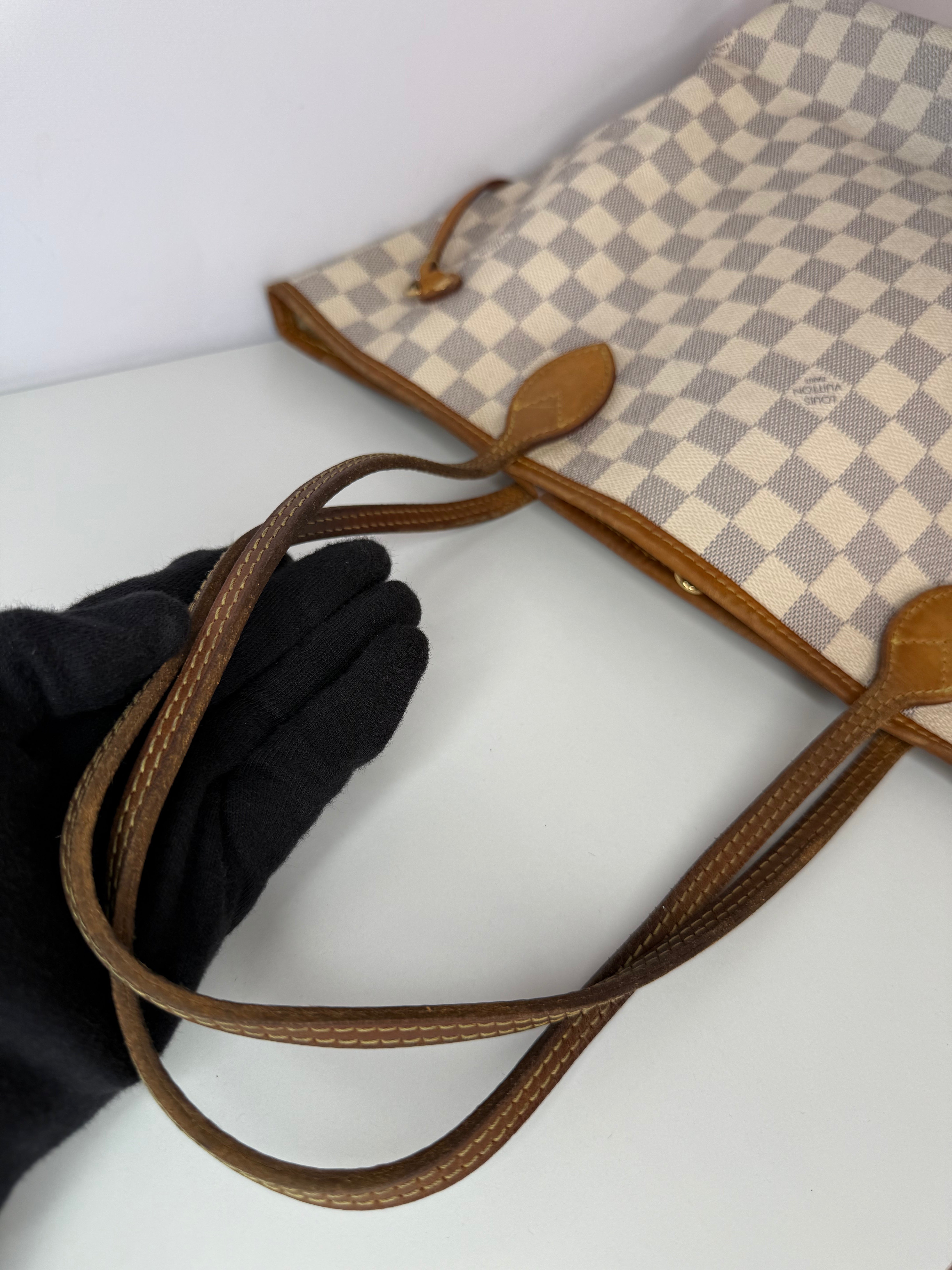 Louis Vuitton Neverfull MM Damier Azur Canvas