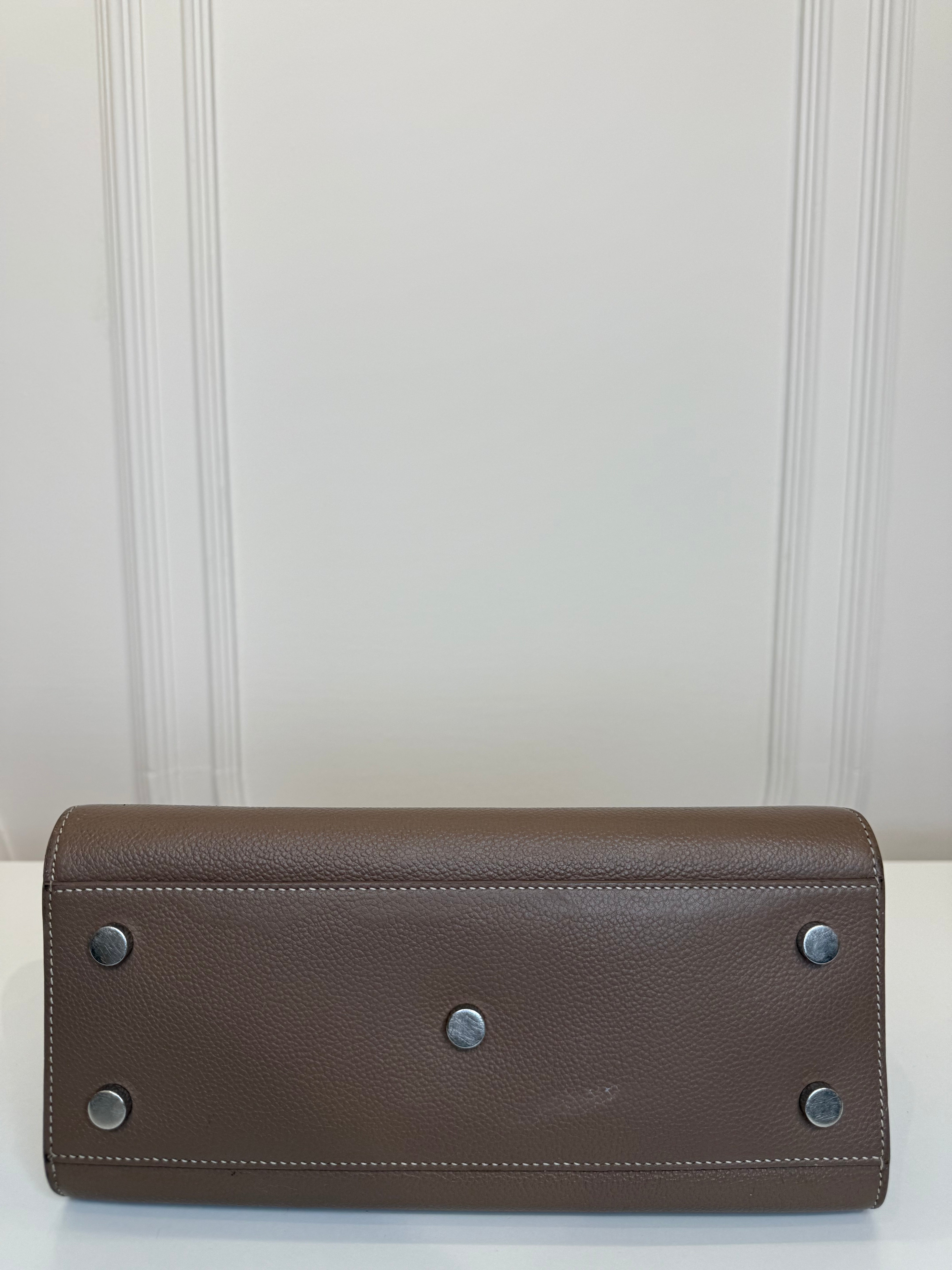 Saint Laurent Baby Sac De Jour Taupe Grained Leather