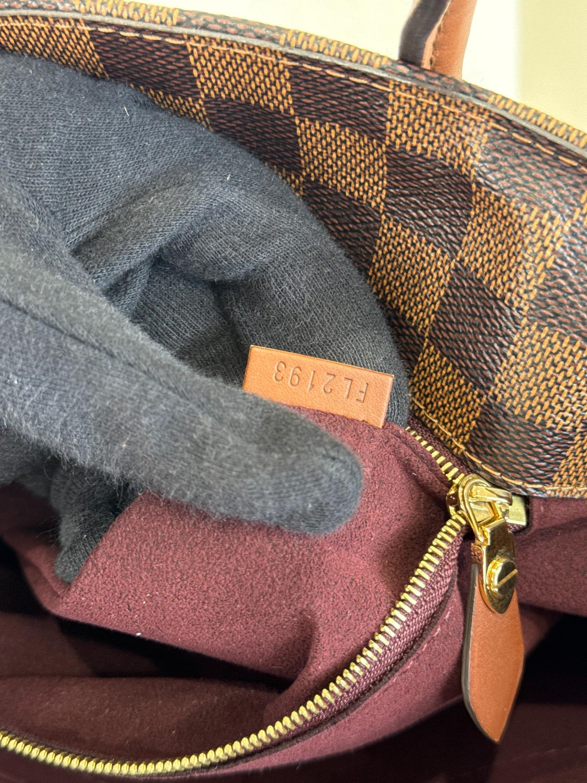 Louis Vuitton Ascot Damier Ebene Canvas