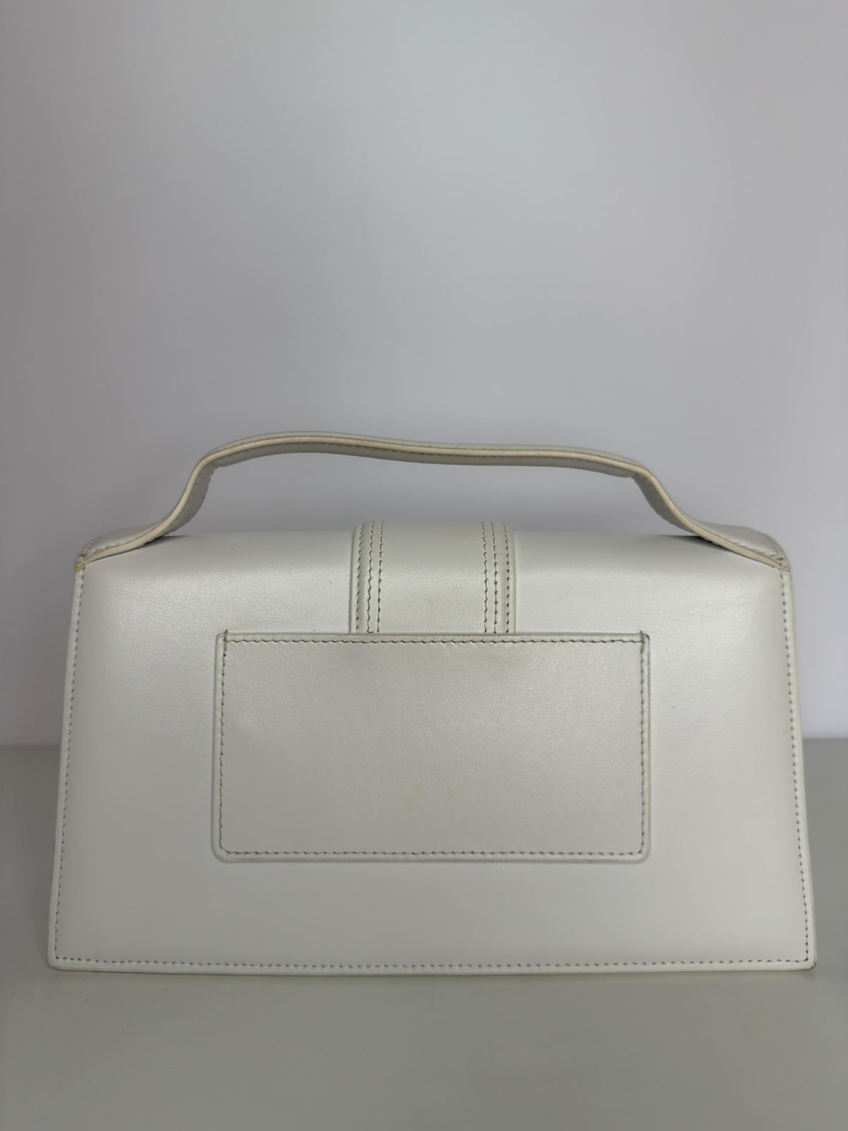 Jacquemus Le Bambino White Leather Crossbody Bag