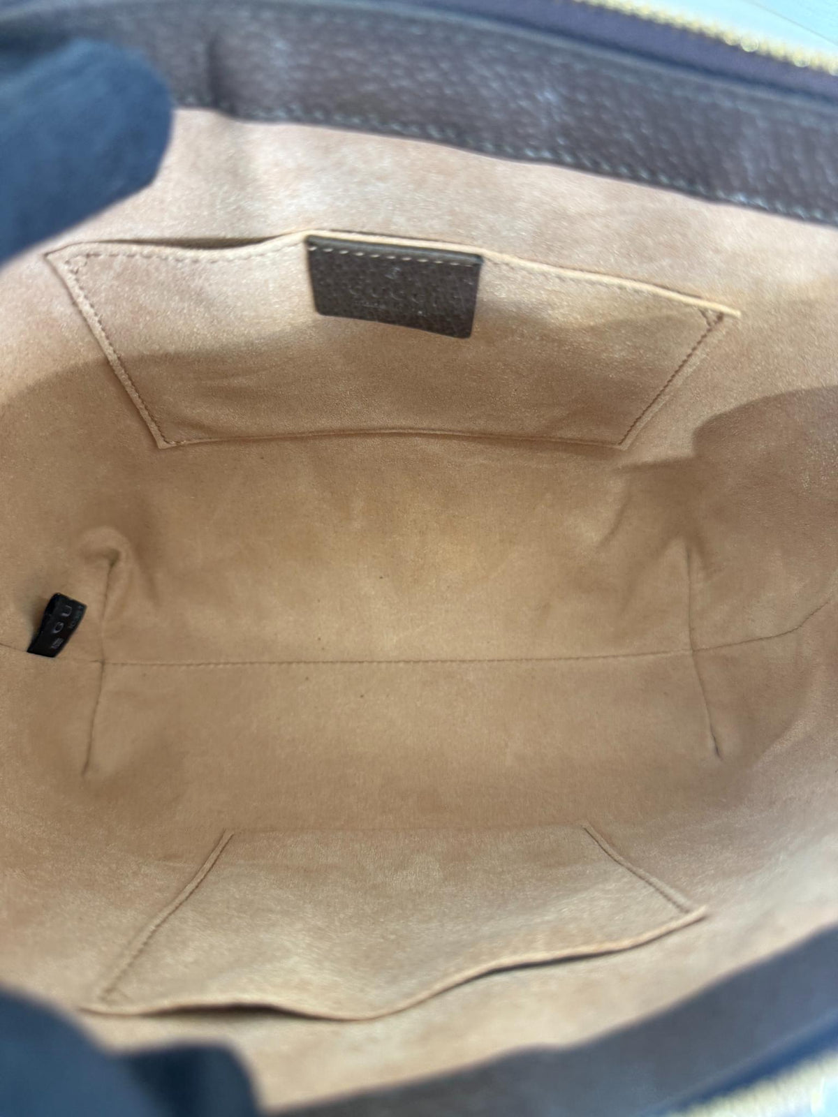 Gucci Beige/Ebony GG Supreme Ophidia Small Tote Bag