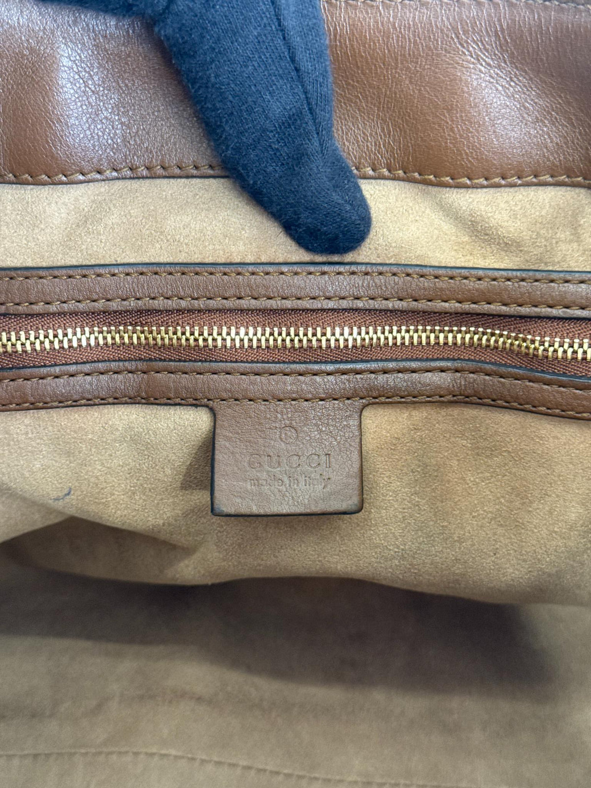 Gucci Beige/Ebony GG Supreme Padlock Medium Shoulder Bag
