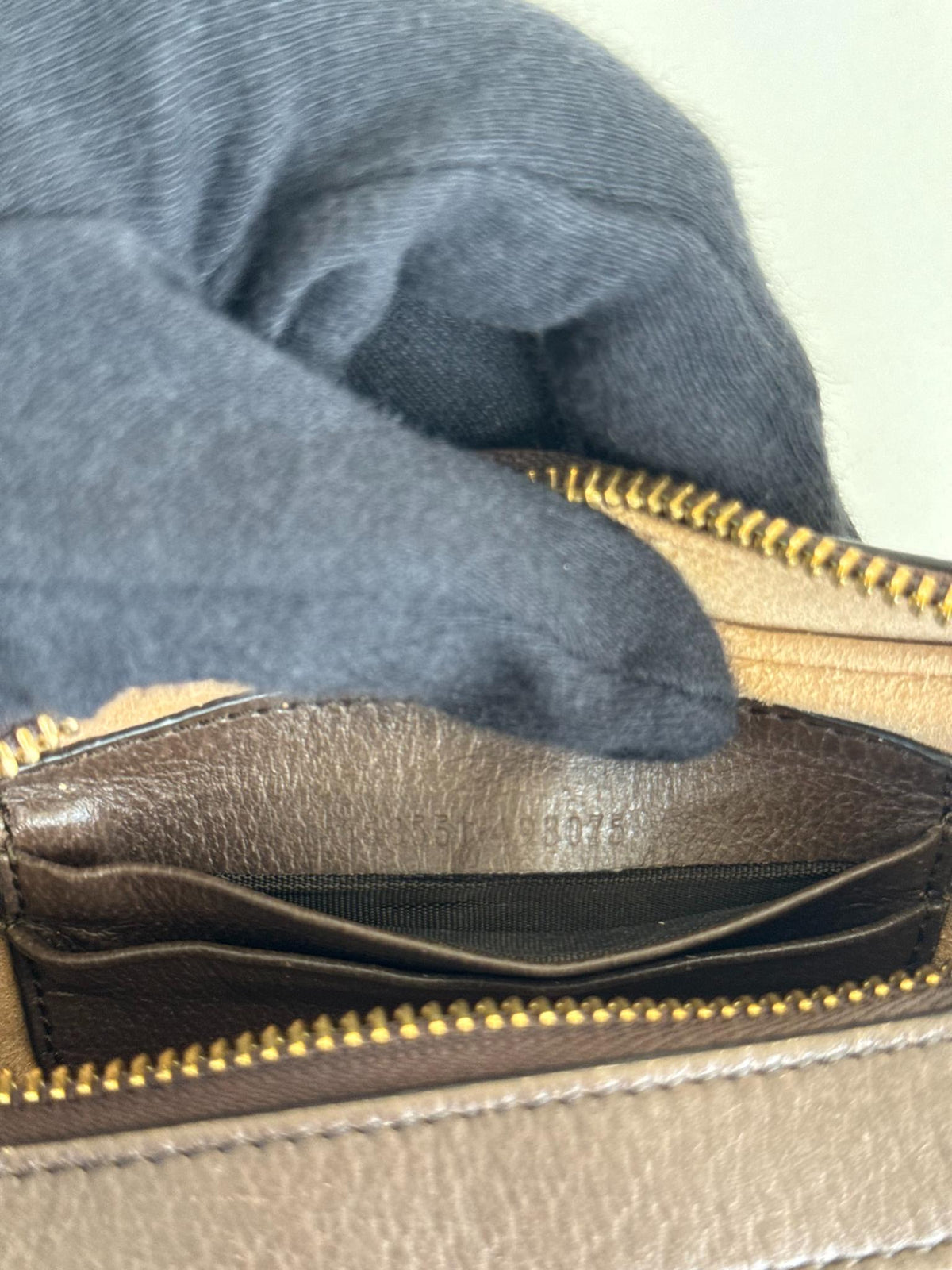 Gucci Ophidia Beige/Ebony GG Supreme Canvas Mini Shoulder Bag