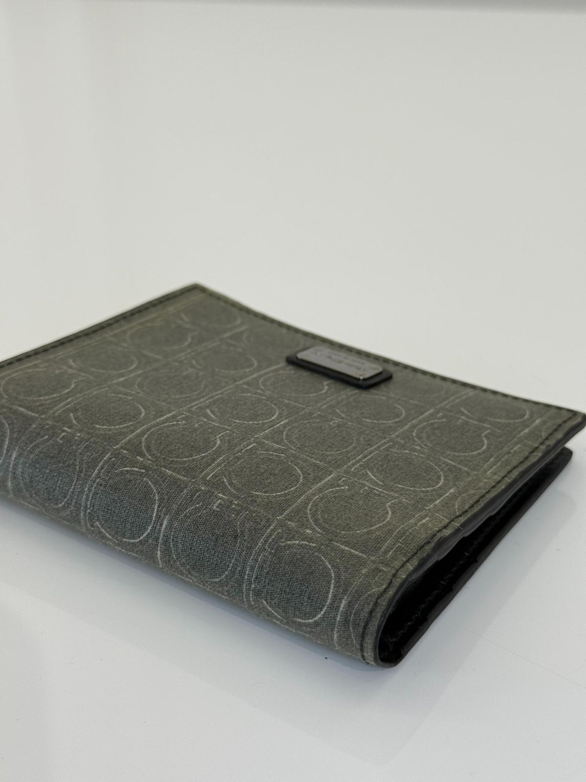 Salvatore Ferragamo Gancini Monogram Gray Wallet