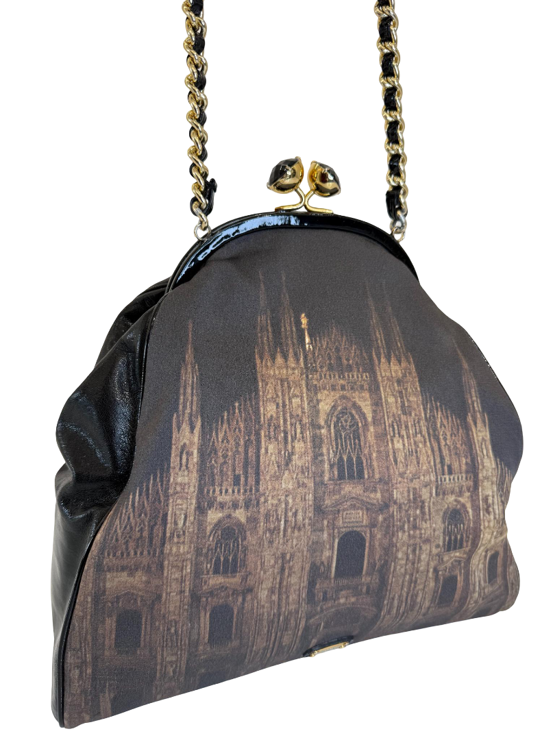 Moschino Milan Cathedral Pattern Shoulder Bag