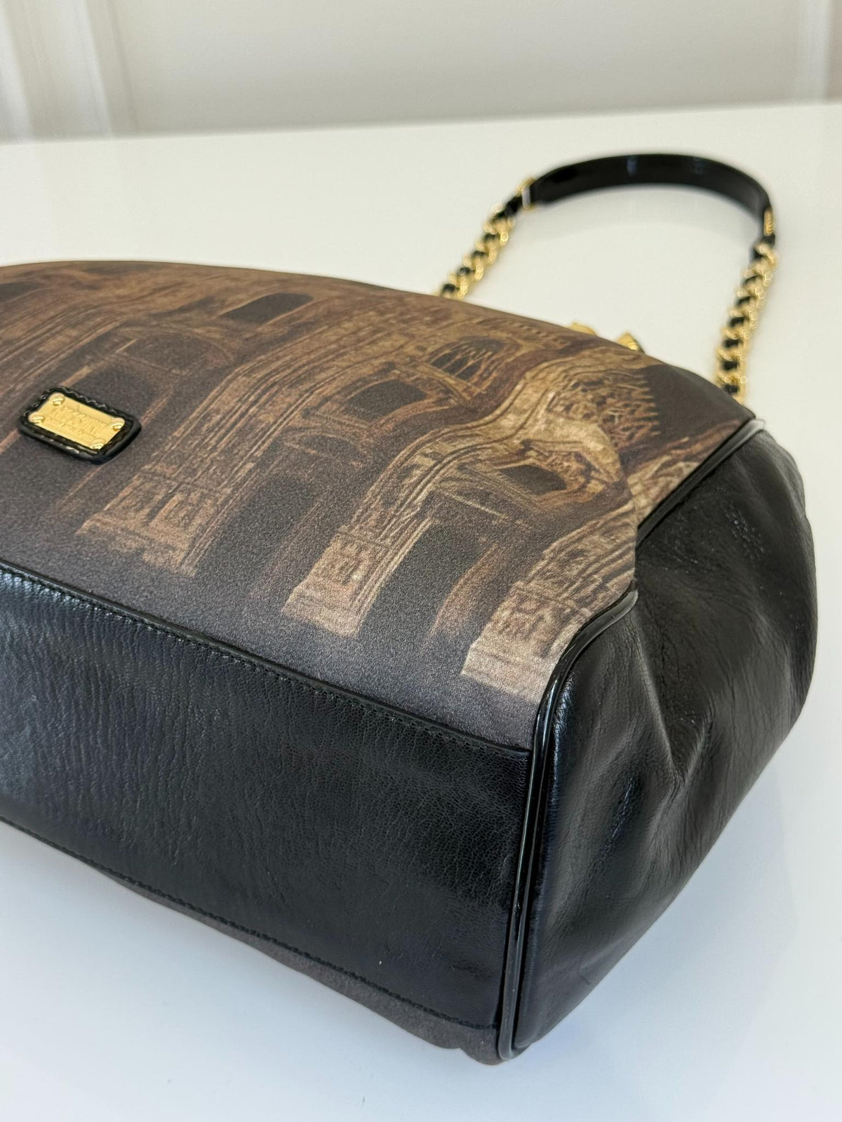 Moschino Milan Cathedral Pattern Shoulder Bag