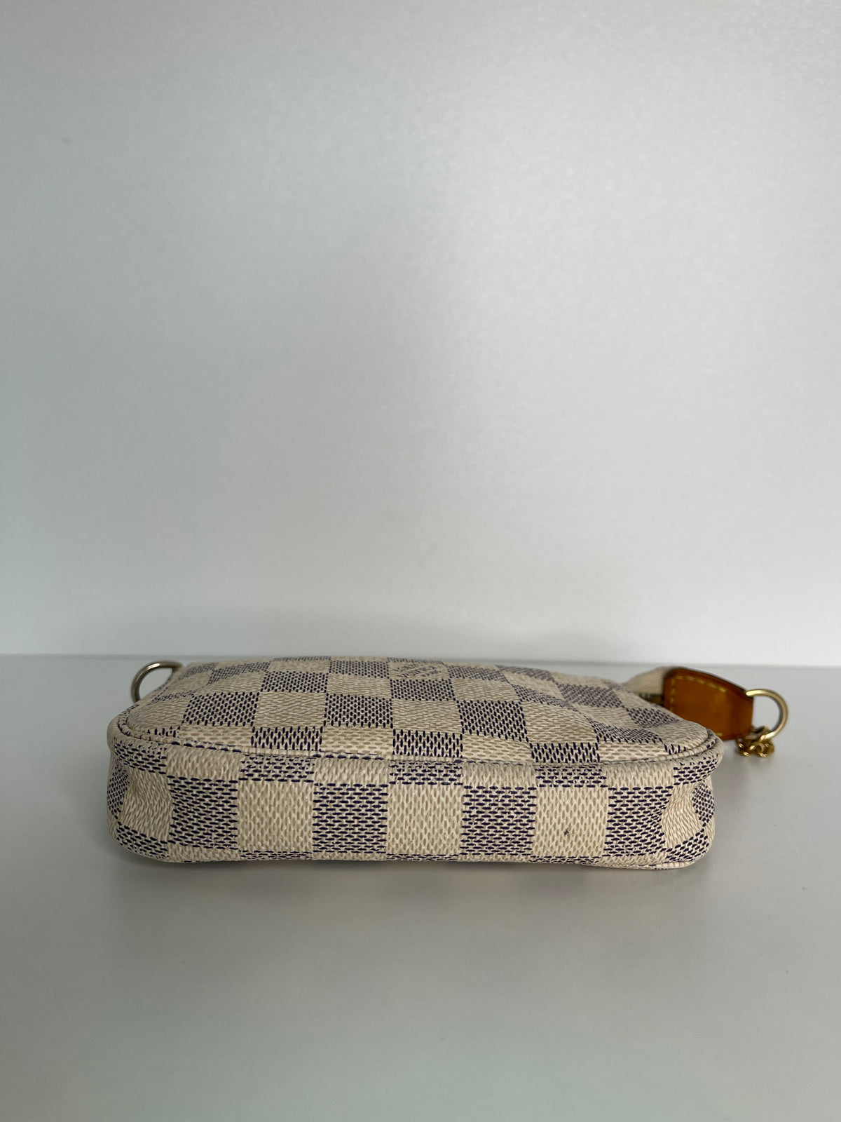 Louis Vuitton Mini Pochette Accessoires Damier Azur Canvas