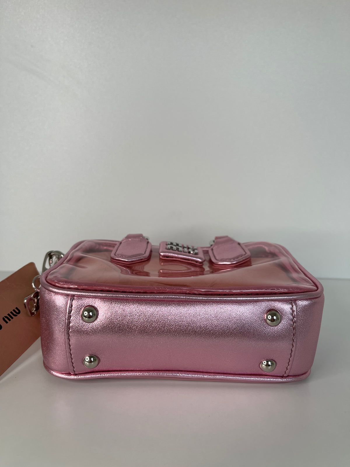 Miu Miu Metallic Effect
Transparent Mini Bag