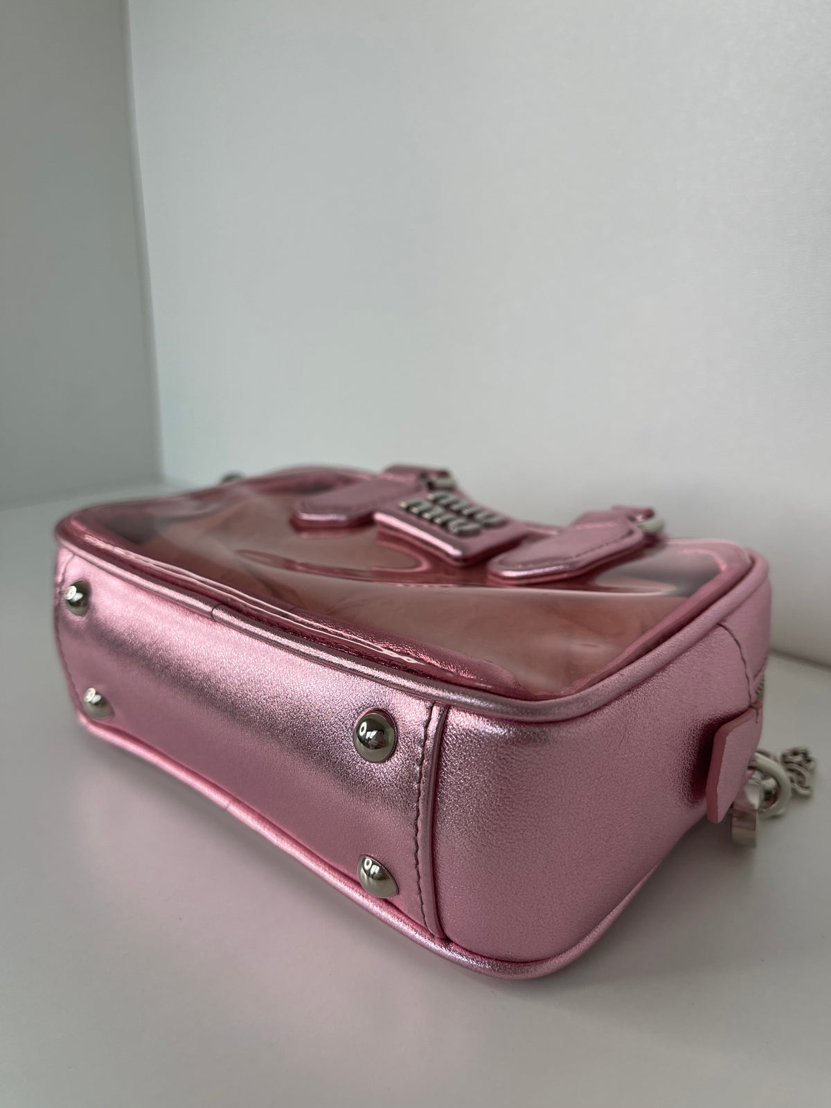 Miu Miu Metallic Effect
Transparent Mini Bag