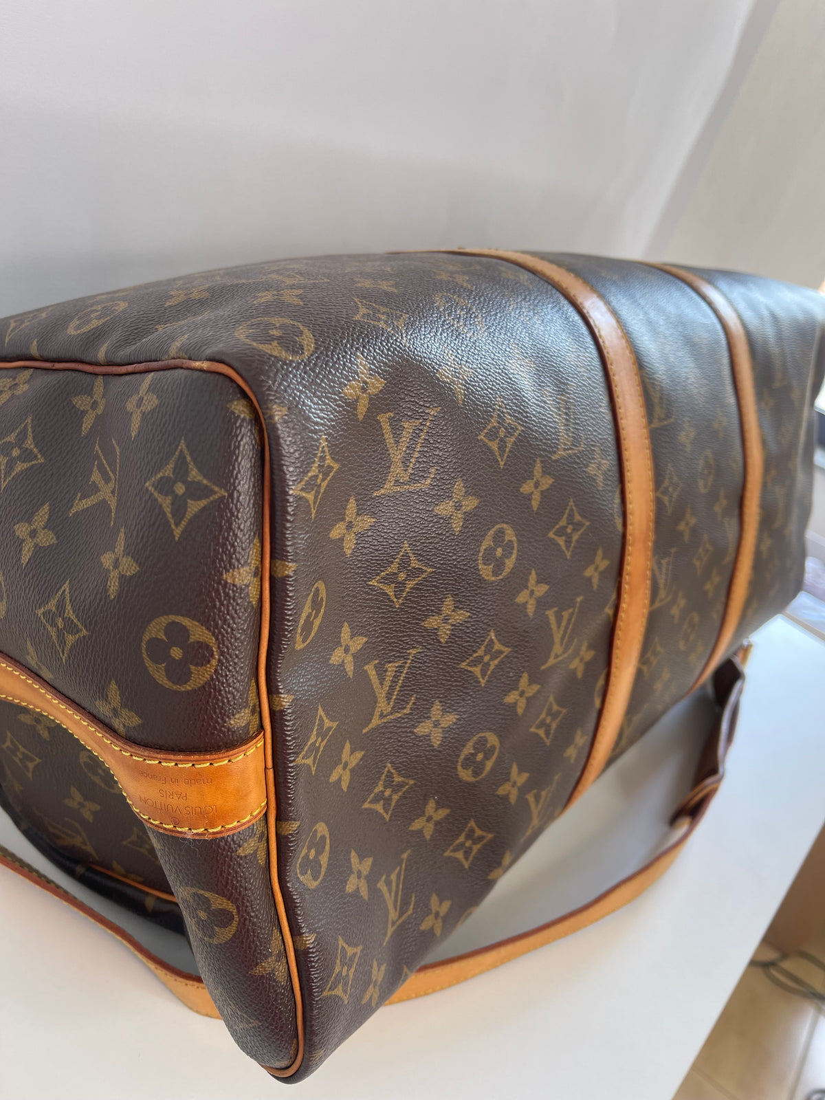 Louis Vuitton Keepall Bandouliere 50 Monogram Canvas Duffle Bag
