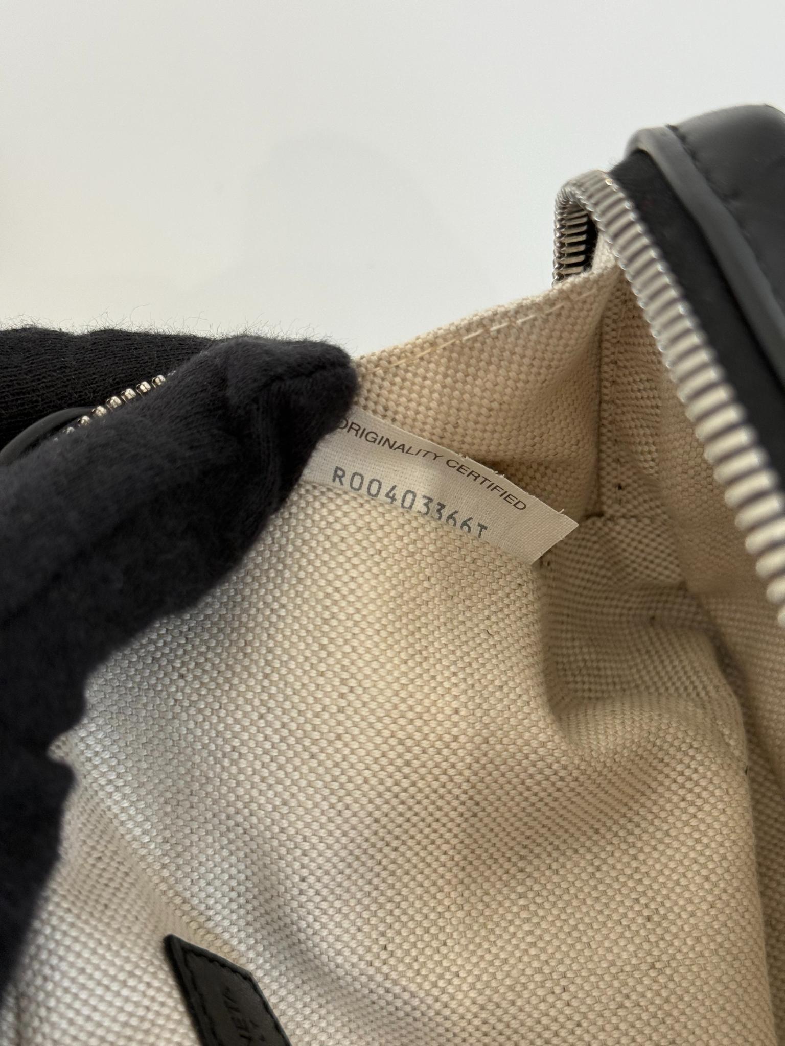 Bottega Veneta Black Intrecciato Leather Mini Pouch