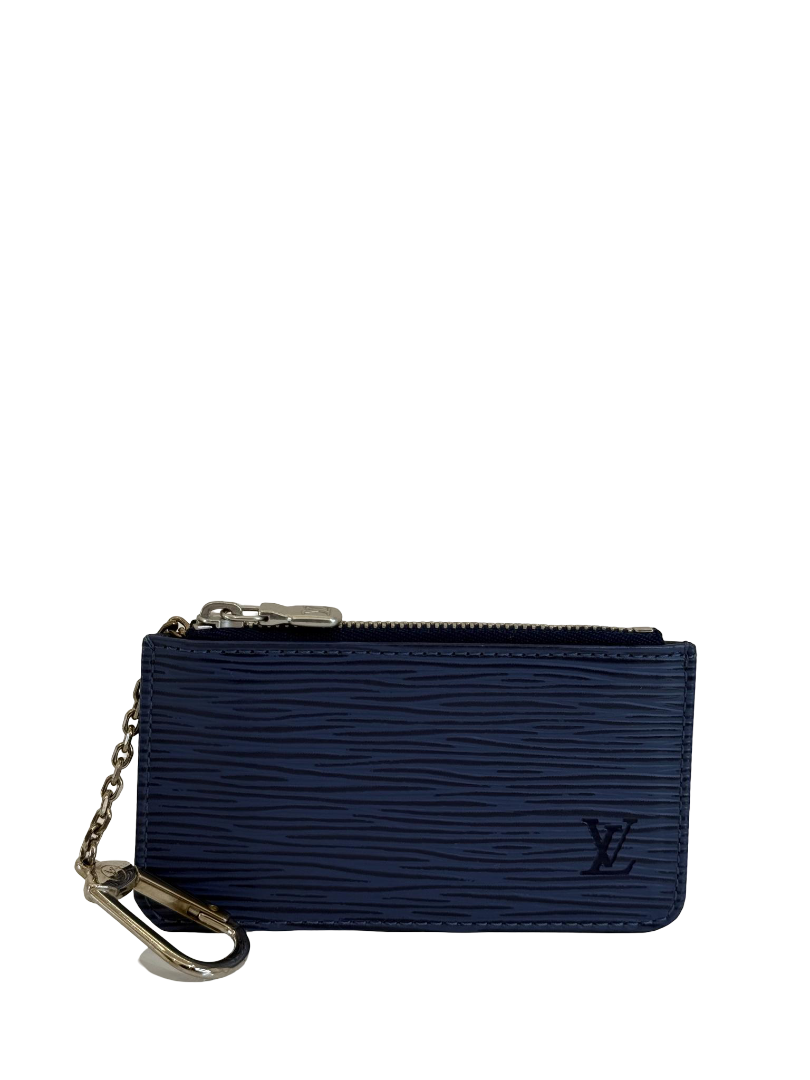 Louis Vuitton Myrtille Blue Cles Key Holder Epi Leather