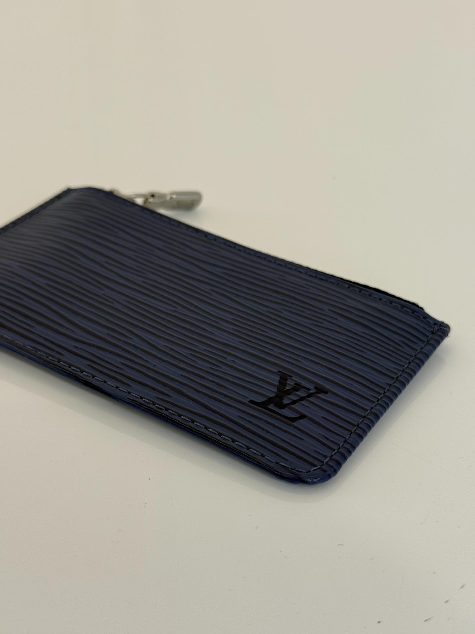 Louis Vuitton Myrtille Blue Cles Key Holder Epi Leather