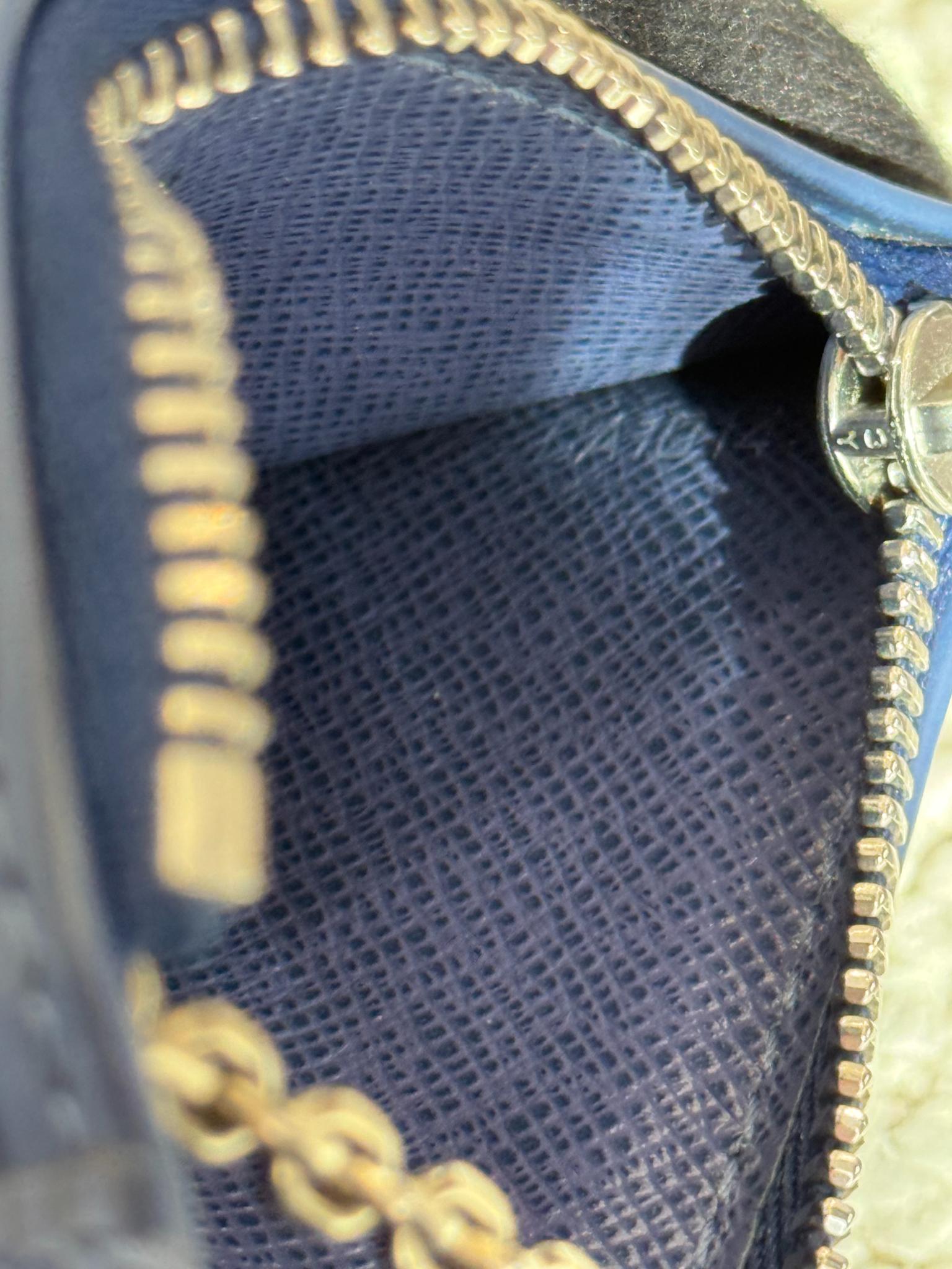 Louis Vuitton Myrtille Blue Cles Key Holder Epi Leather