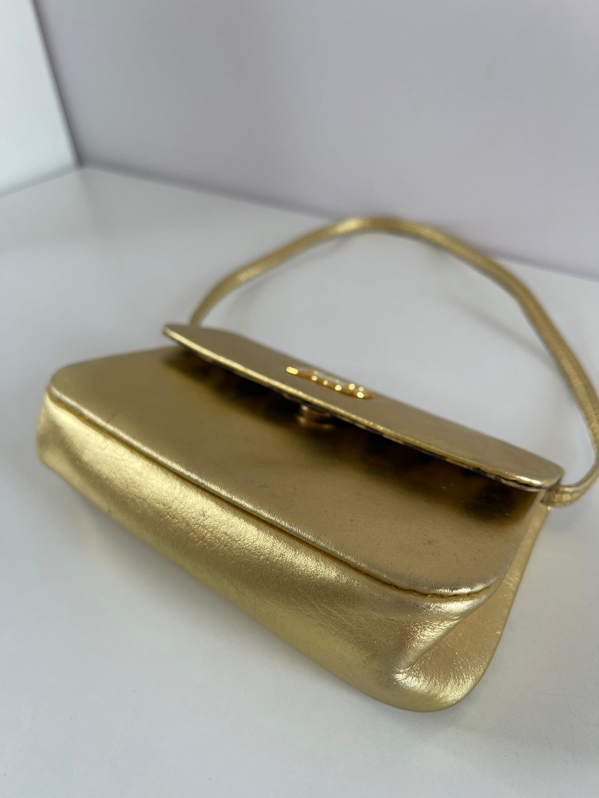 Dolce Gabbana D&G Mini Sling Bag Gold