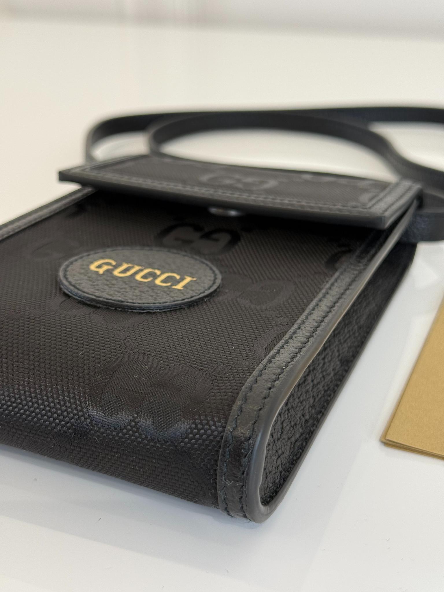 Gucci Black GG Nylon Off The Grid Mini Crossbody Bag