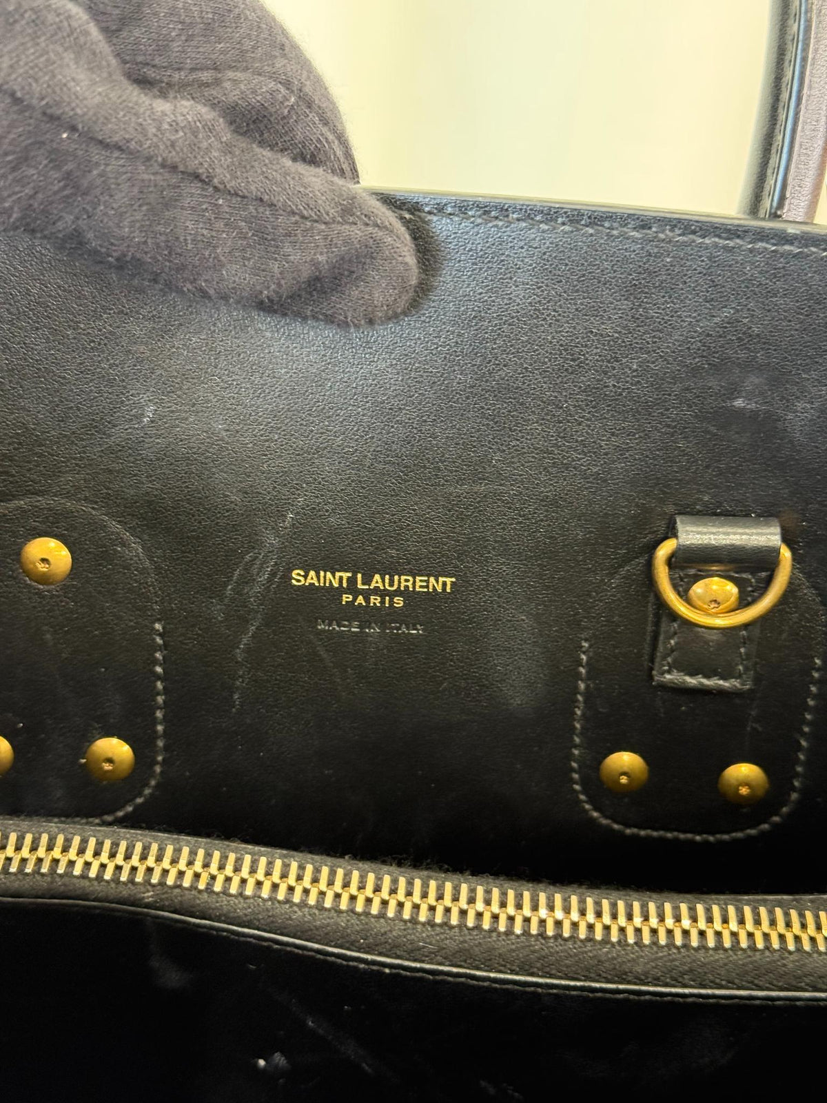 Saint Laurent Small Sac De Jour Black Smooth Calfskin Tote