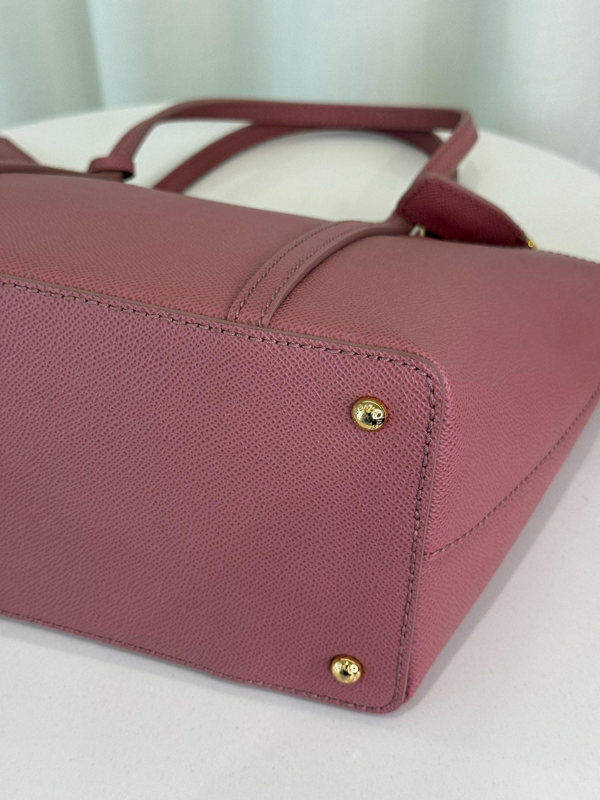 Dolce Gabbana Miss Escape Pink Leather Tote