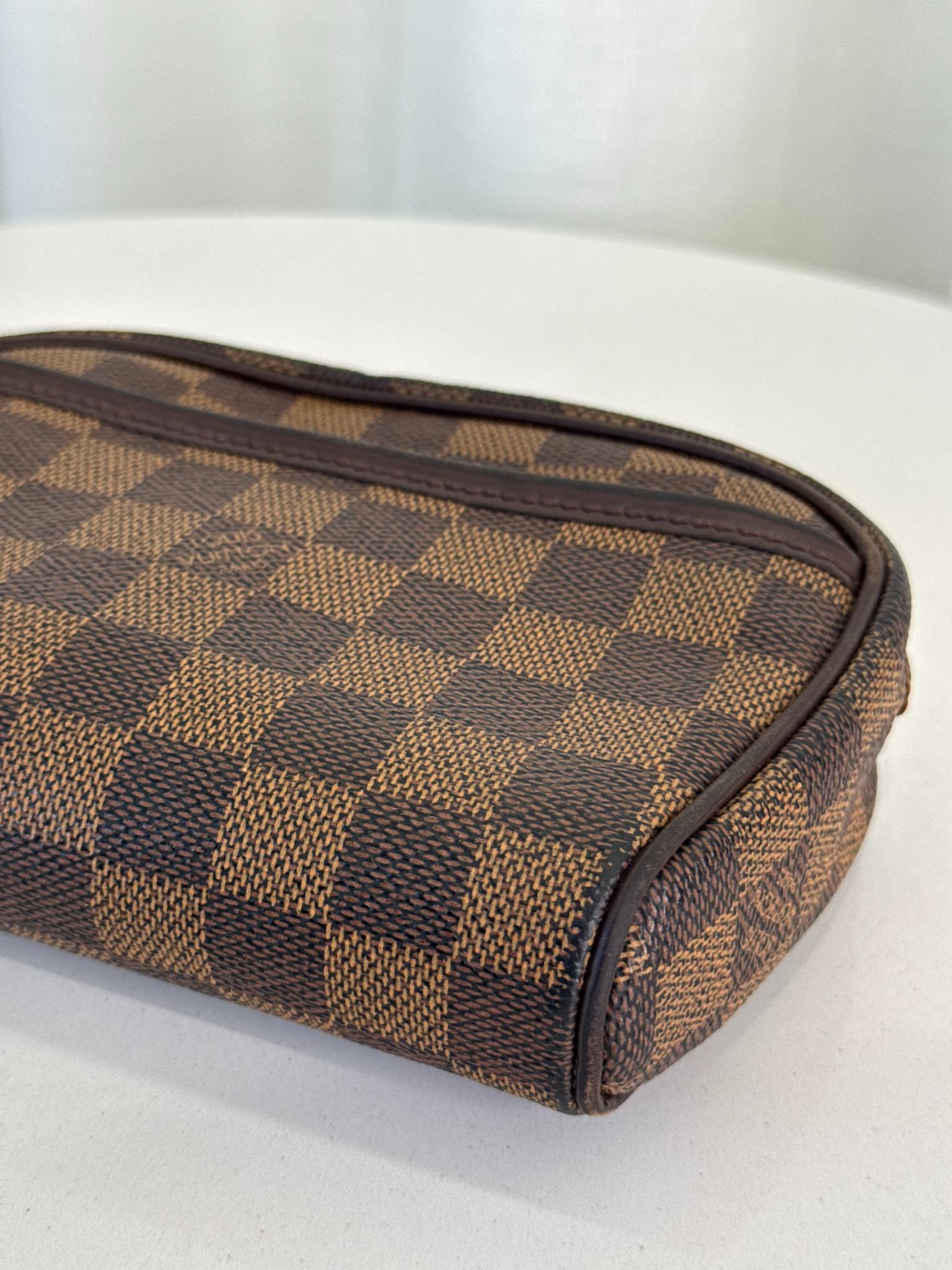 Louis Vuitton Ipanema Pouch Damier Ebene Canvas