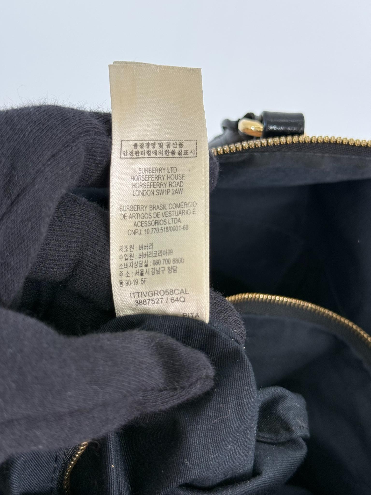 Burberry Haymarket Check Coated Canvas Salisbury Tote Bag