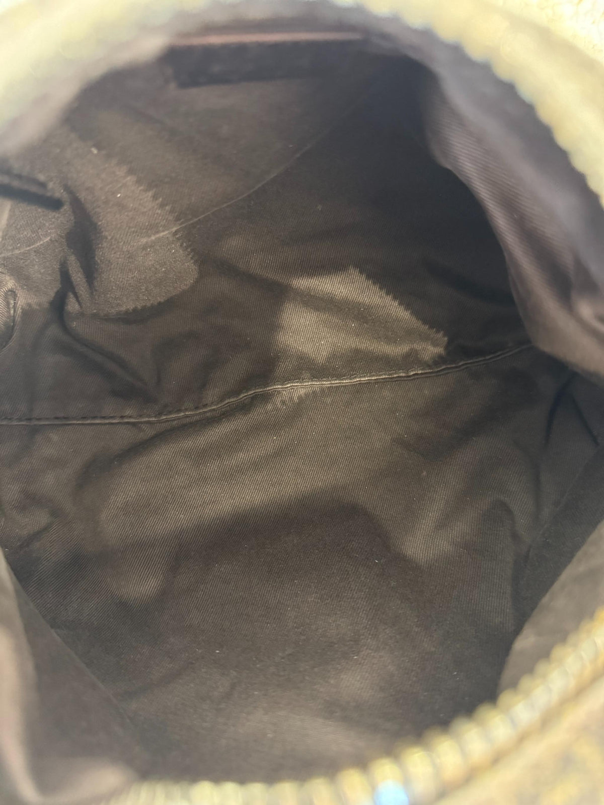 Gucci Black GG Denim Hobo Bag