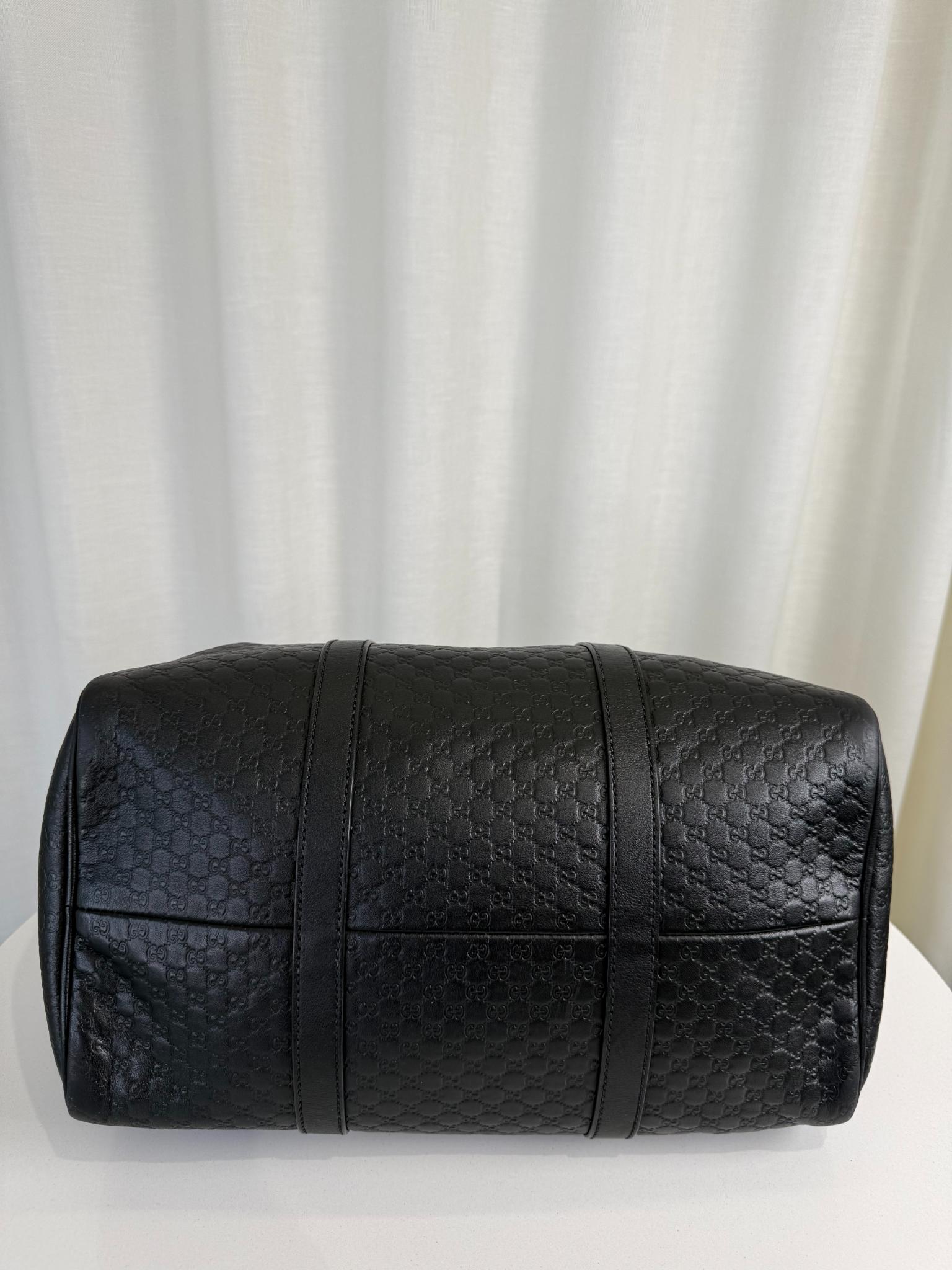 Gucci Black Microguccissima Leather Medium Joy Boston Bag