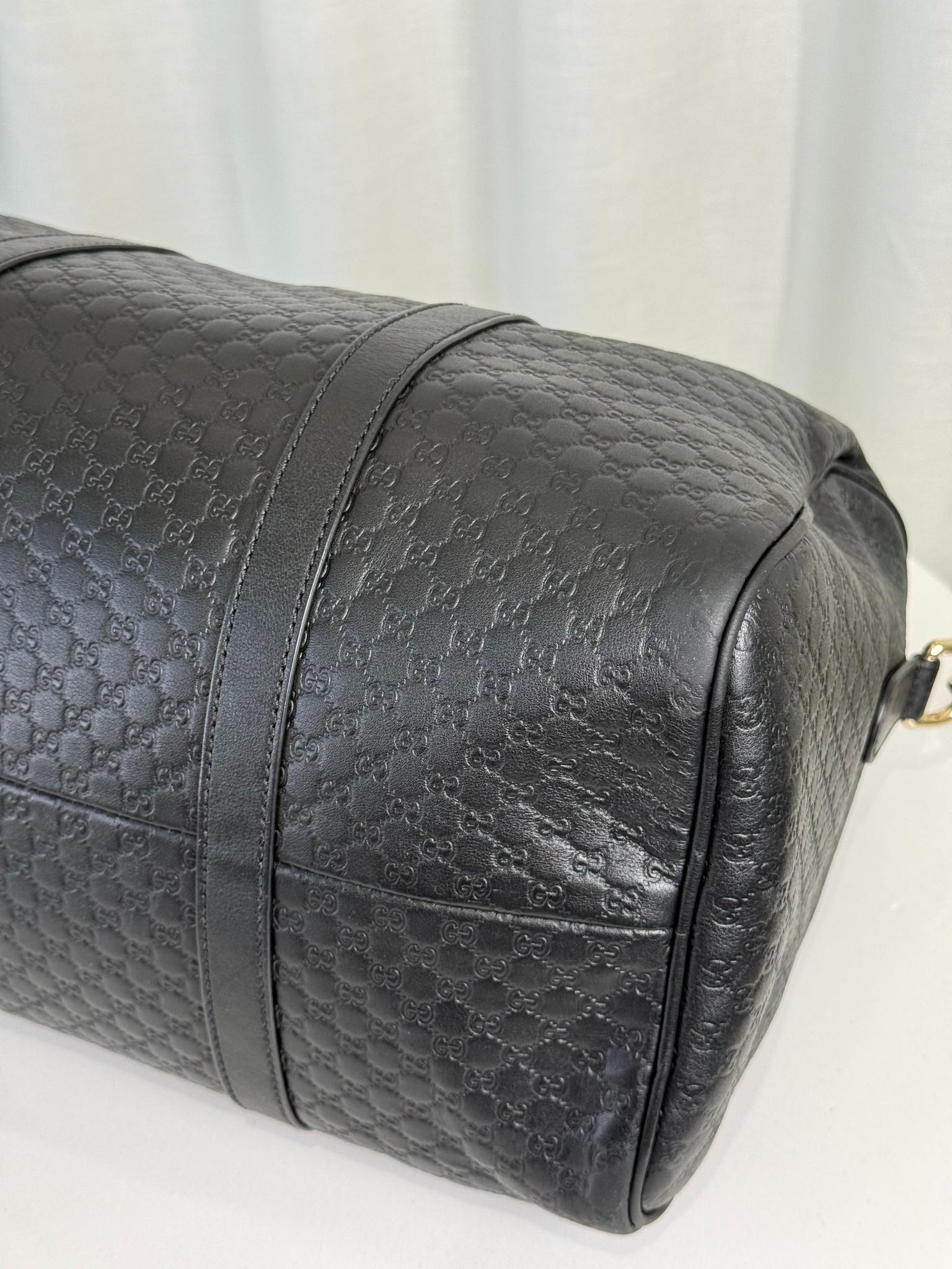 Gucci Black Microguccissima Leather Medium Joy Boston Bag