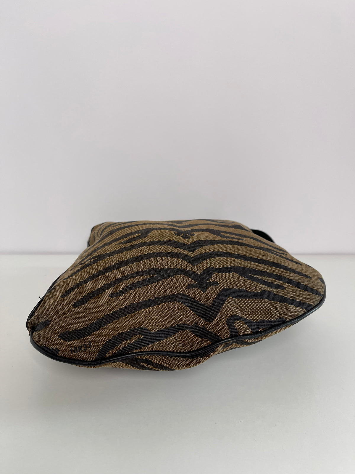 Fendi Zebra Oyster Shoulder Bag