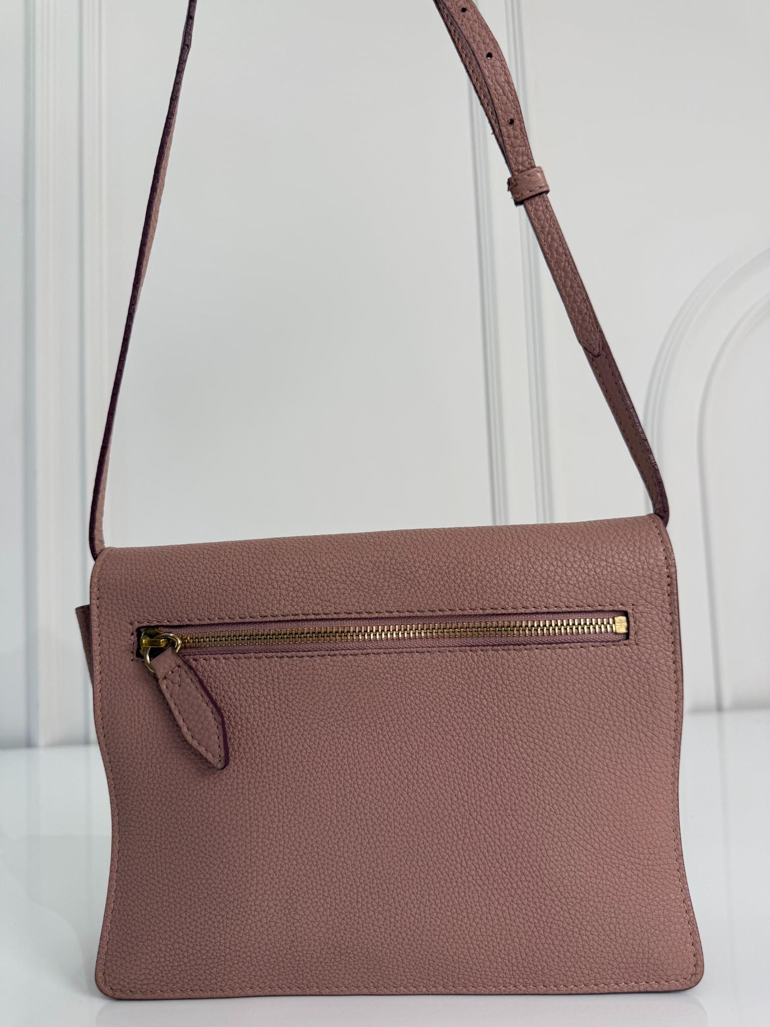 Burberry Derby Calfskin House Check Macken Crossbody Bag