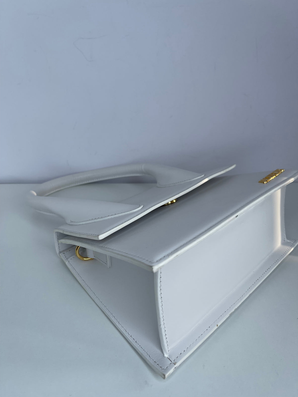 Jacquemus Le Grand Chiquito White Leather Bag