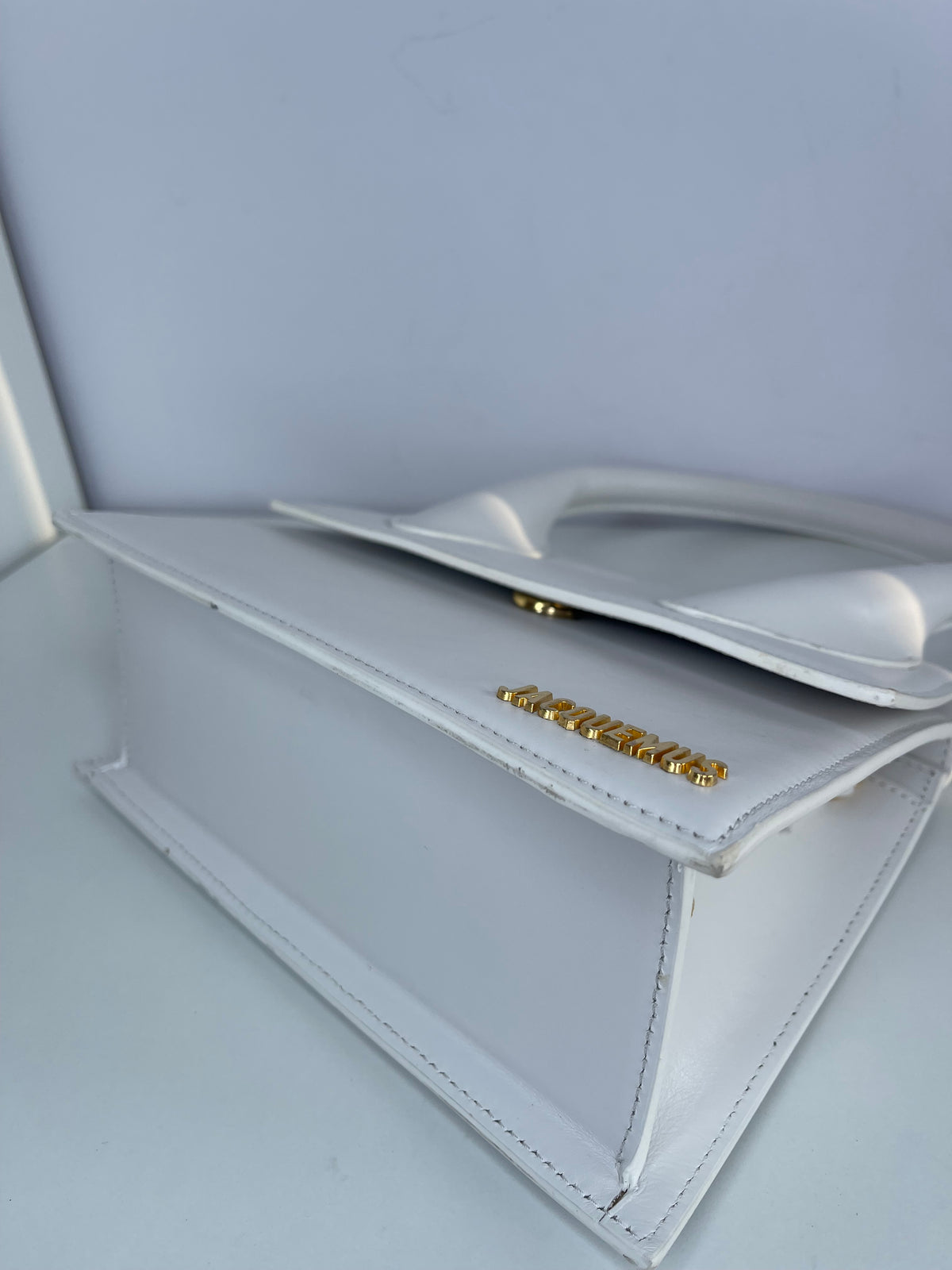 Jacquemus Le Grand Chiquito White Leather Bag