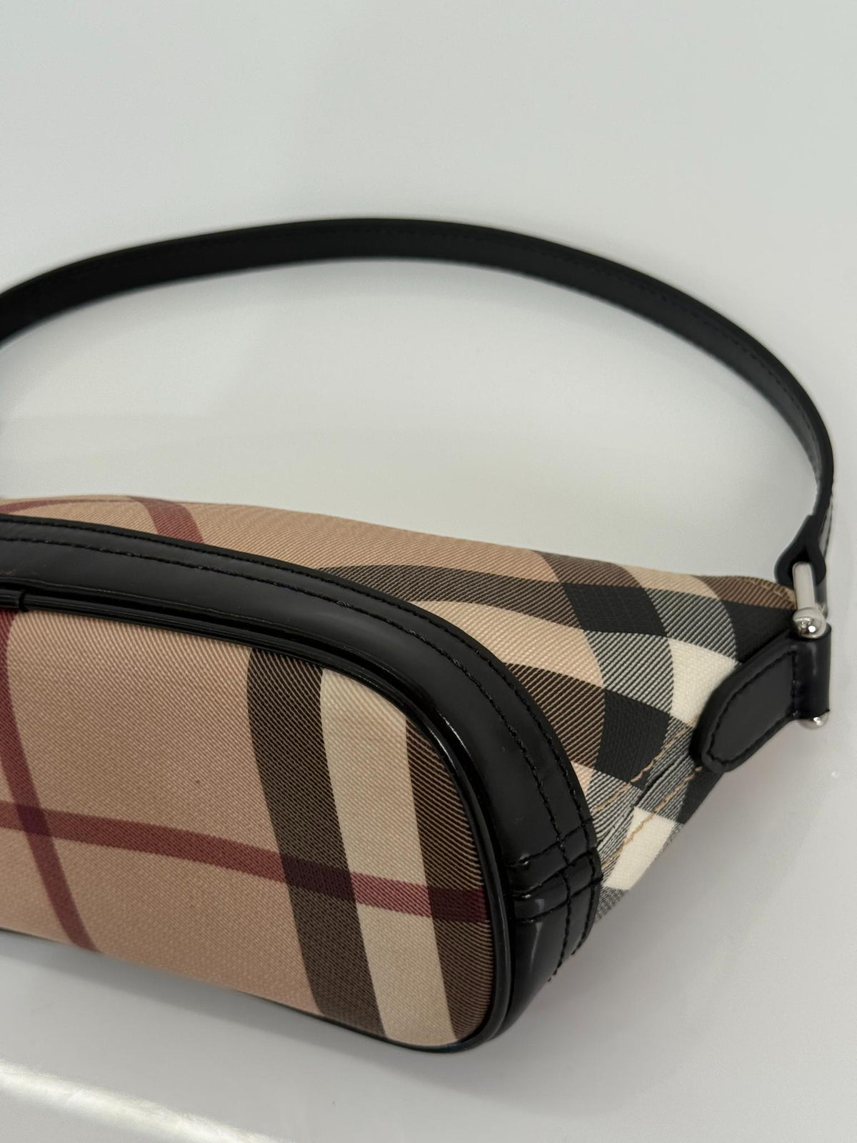 Burberry Nova Check Mini Boat Pochette