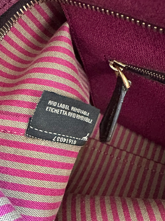 Fendi Brown Zucca FF Roll Small Tote Bag