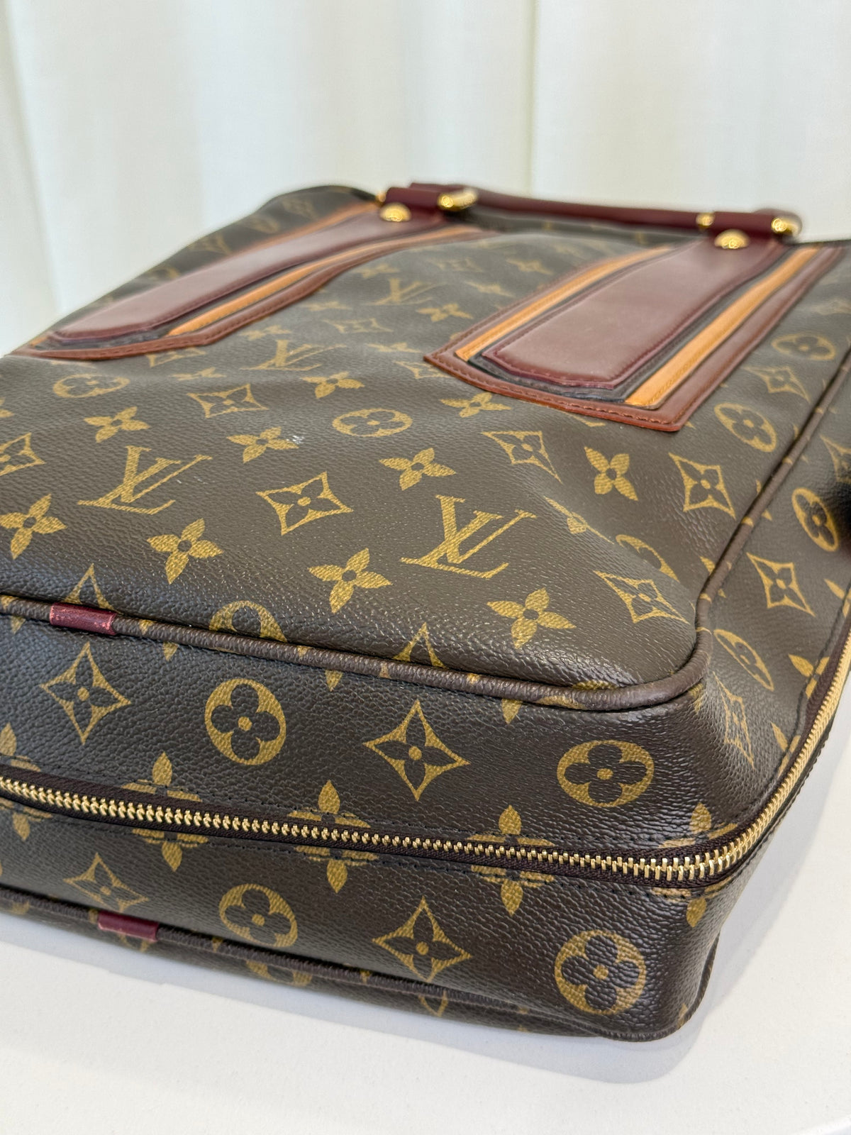 Louis Vuitton Limited Edition Bequia Monogram Canvas Vertical Bag