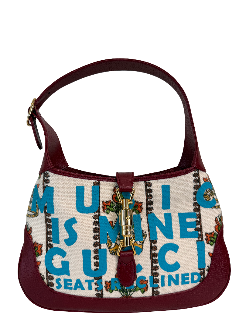 Gucci Small Jackie 1961 Centennial 100 Year Special Edition Burgundy Leather