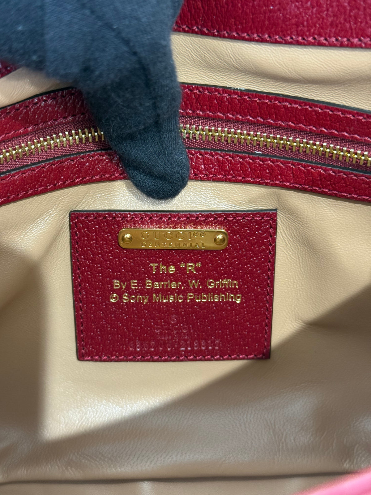 Gucci Small Jackie 1961 Centennial 100 Year Special Edition Burgundy Leather