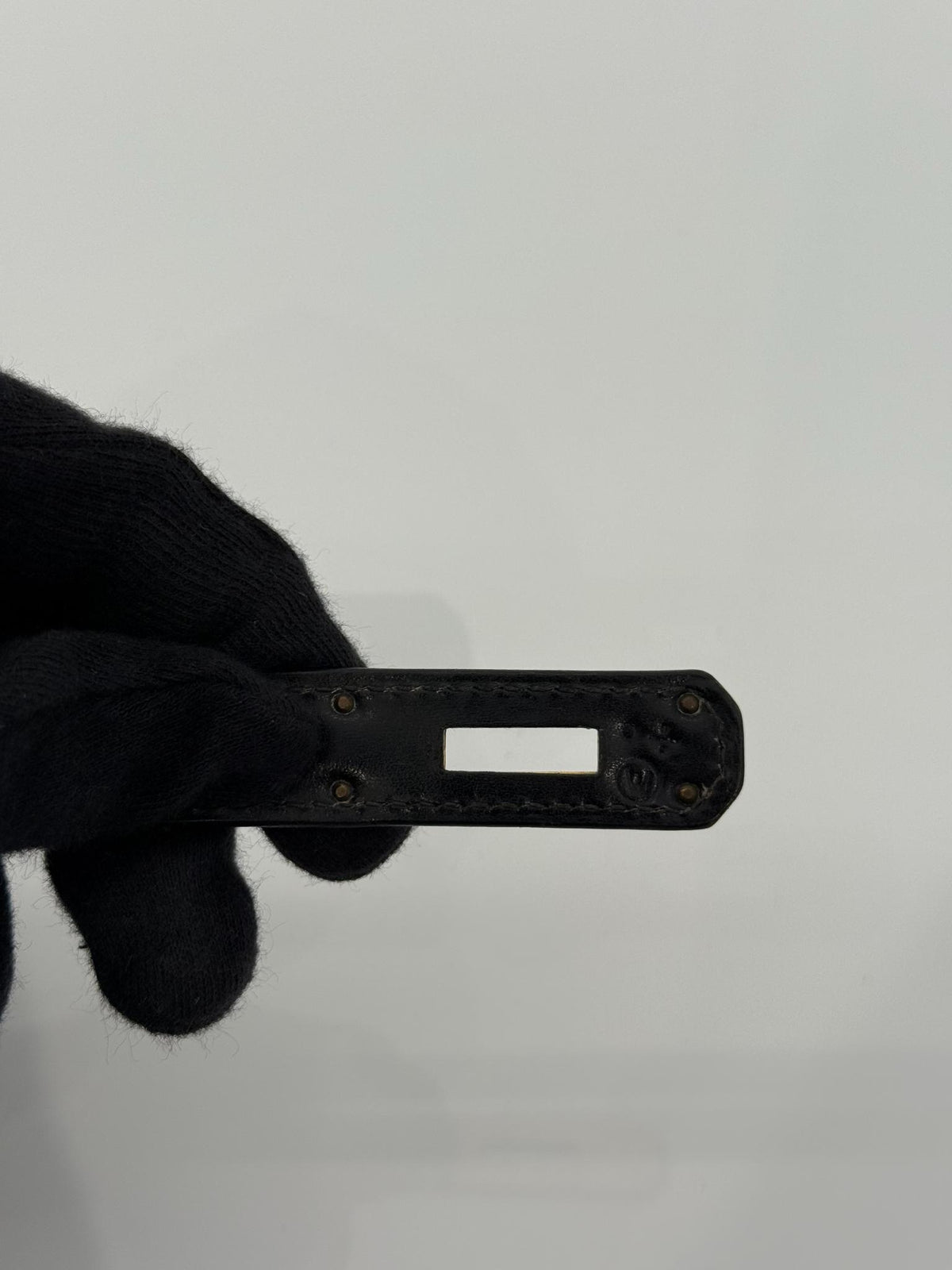 Hermès Kelly 35 Retourne Black Box Leather GHW