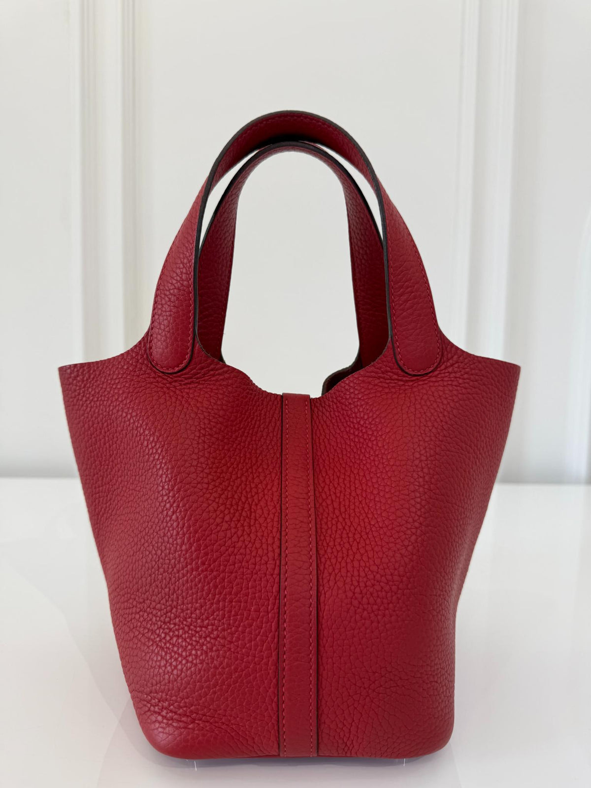 Hermès Picotin 18 Rouge Grenat Togo Leather