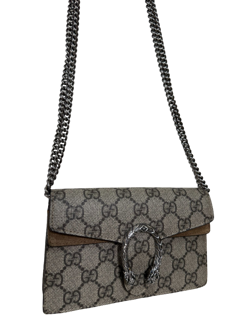 Gucci GG Supreme Canvas Super Mini Dionysus Bag