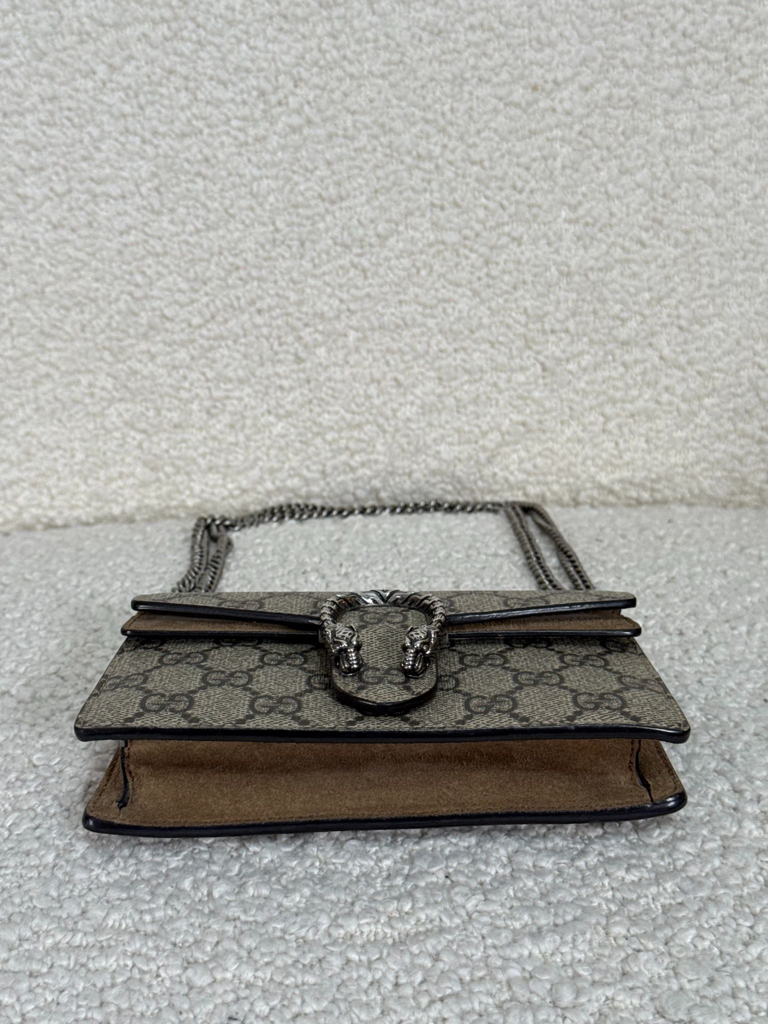 Gucci GG Supreme Canvas Super Mini Dionysus Bag