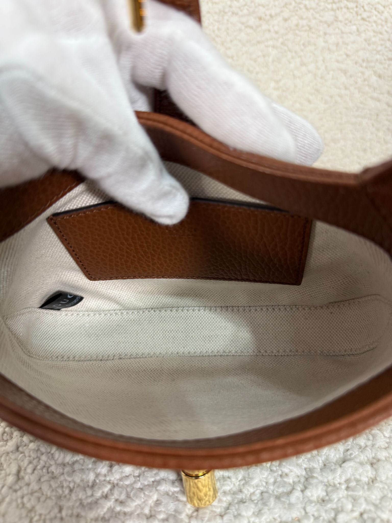 Gucci Mini Jackie 1961 GG Denim Hobo Bag