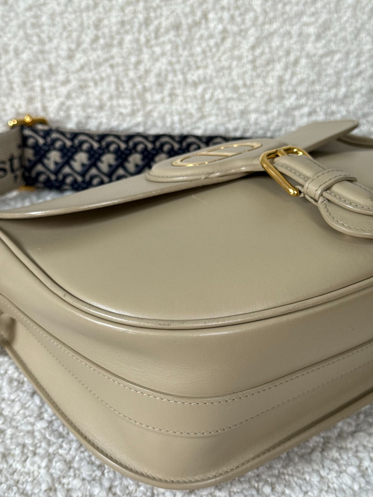 Christian Dior Bobby Bag Beige Box Calfskin Crossbody