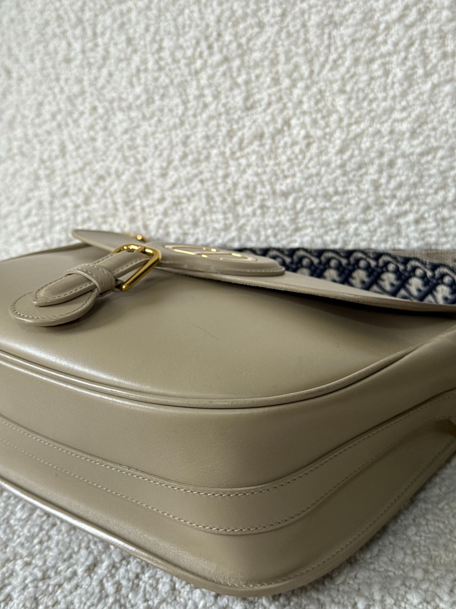 Christian Dior Bobby Bag Beige Box Calfskin Crossbody