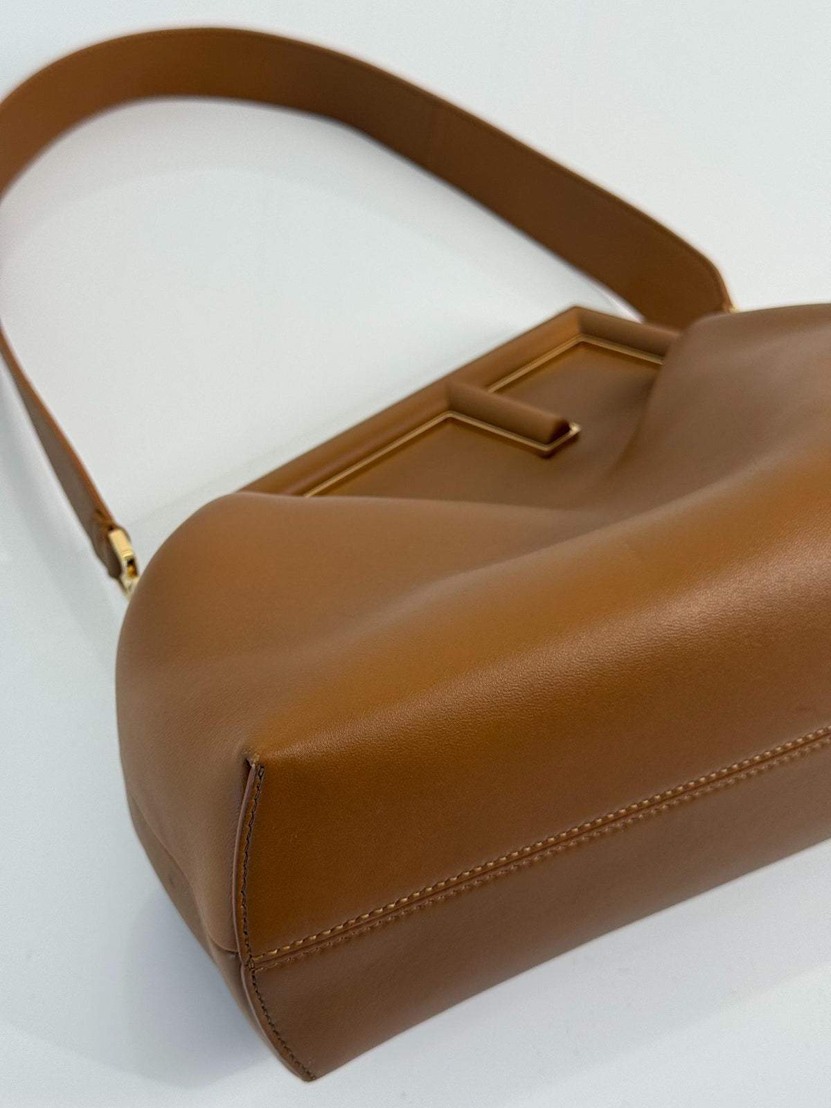 Fendi First Small Shiny Nappa Caramel