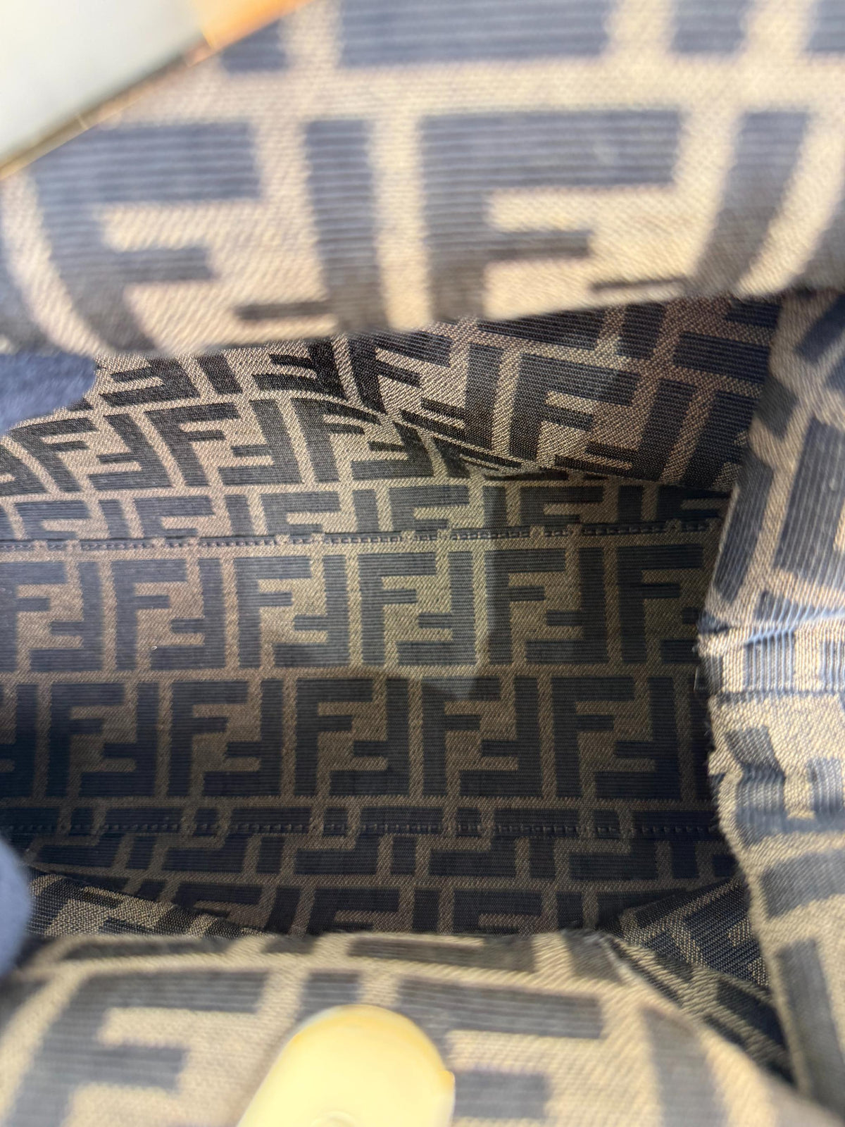 Fendi First Small Shiny Nappa Caramel