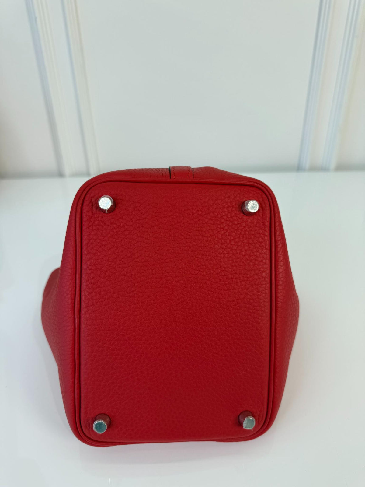Hermès Picotin Lock 18 Taurillon Clemence Rouge Tomate