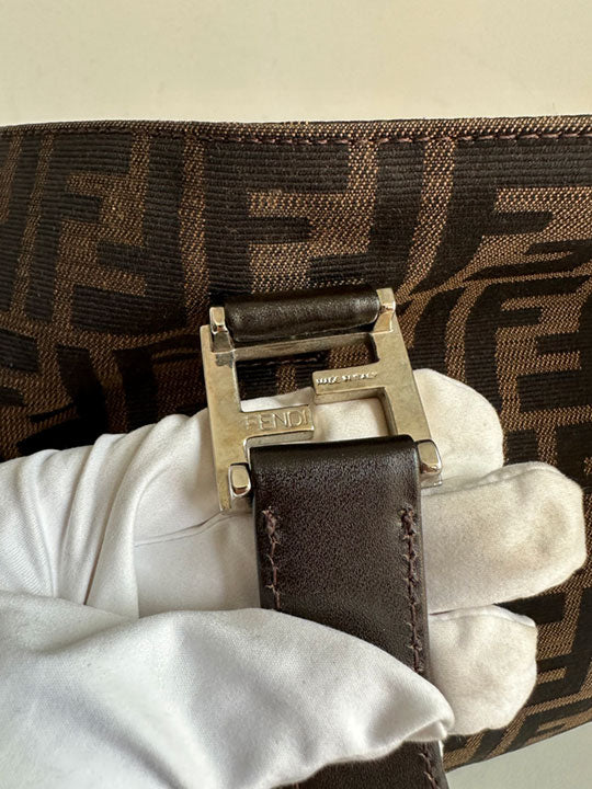 Fendi FF Zucca Canvas Small Top Handle Tote