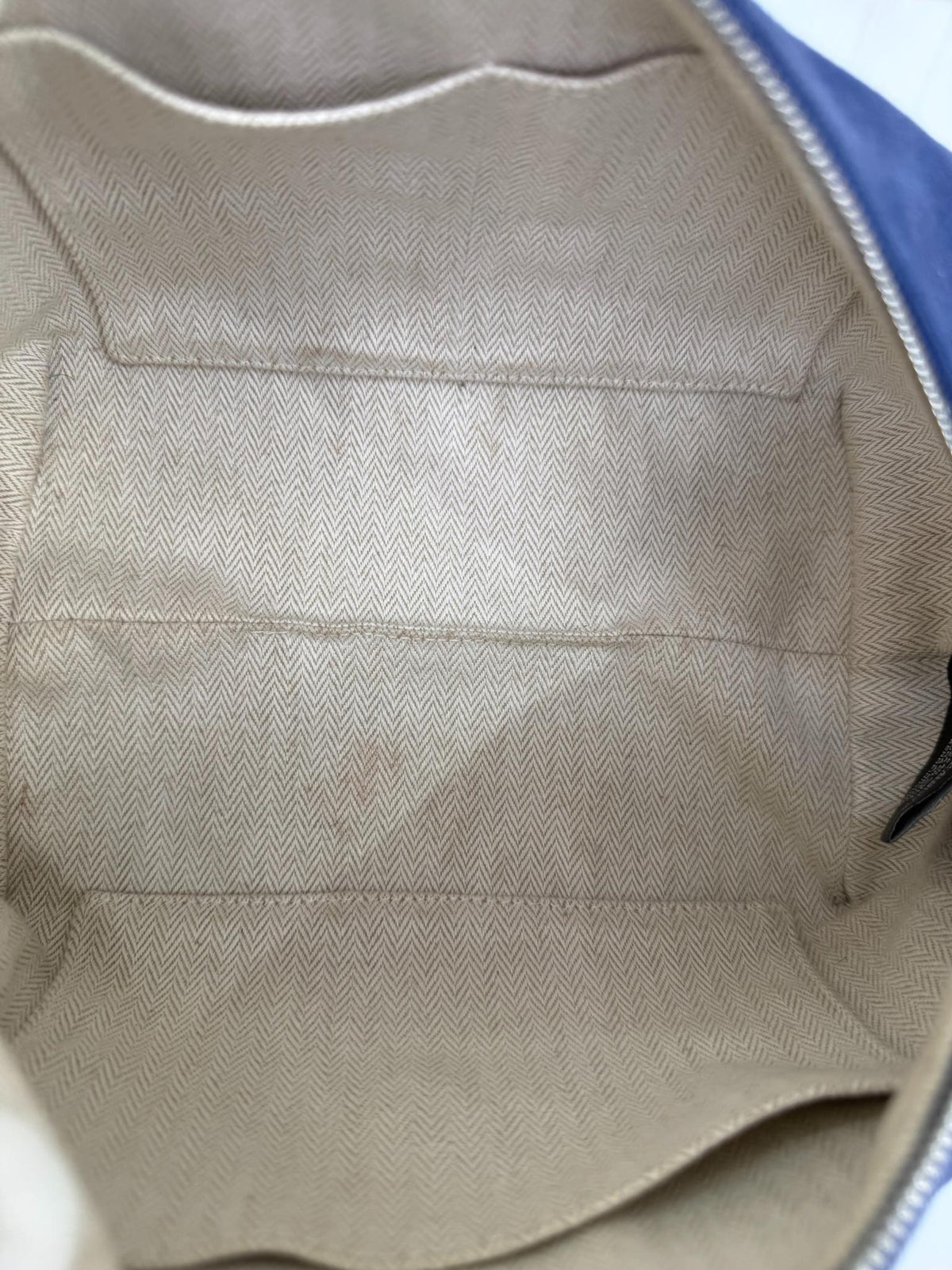 Hermès Bride-à-Brac Small Toiletry Pouch Royal Blue Canvas