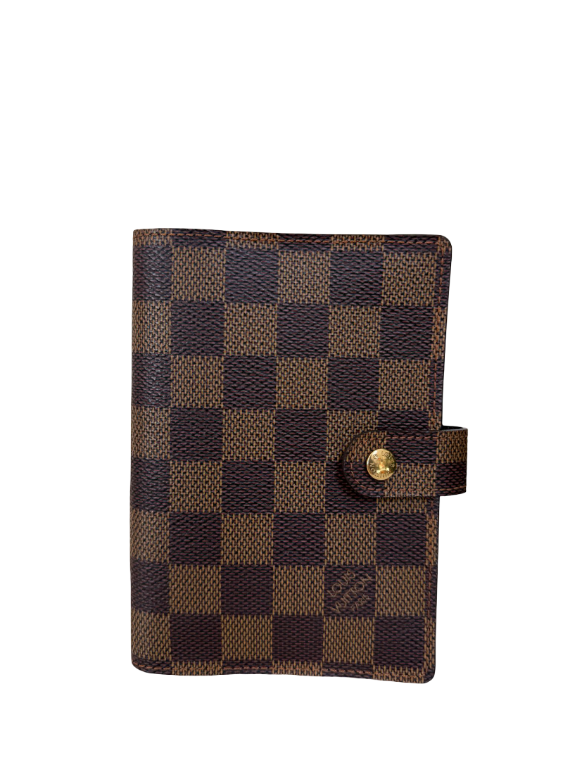 Louis Vuitton Ring Agenda Damier Ebene Canvas